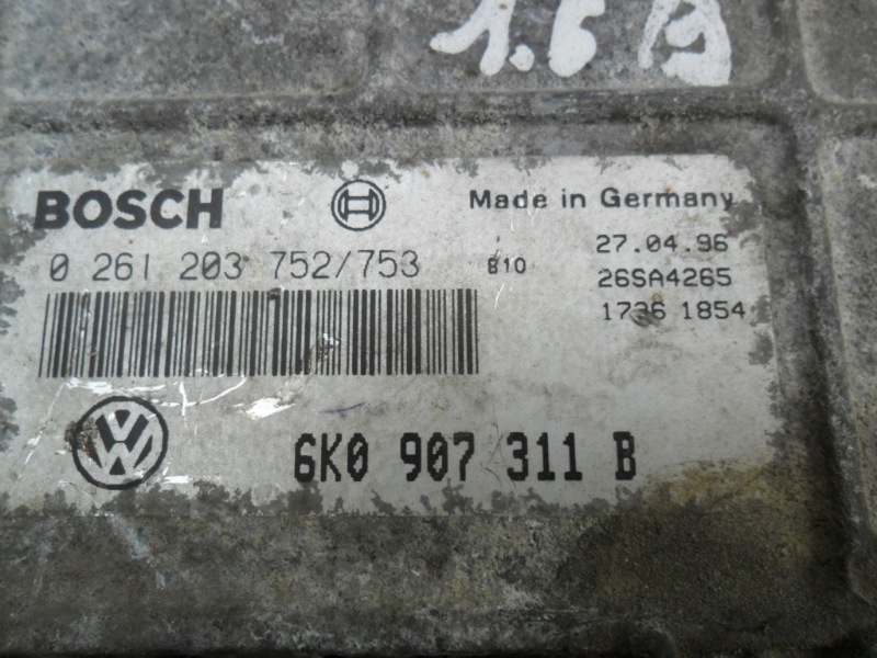 Блок управления VW 6K0907311B Вosch0261203752 753